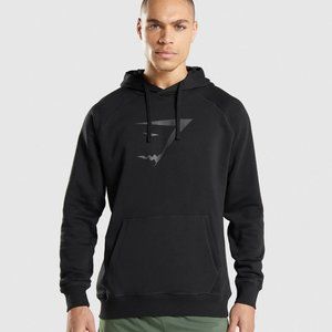 Gymshark Mens SHARKHEAD INFILL HOODIE Black XL